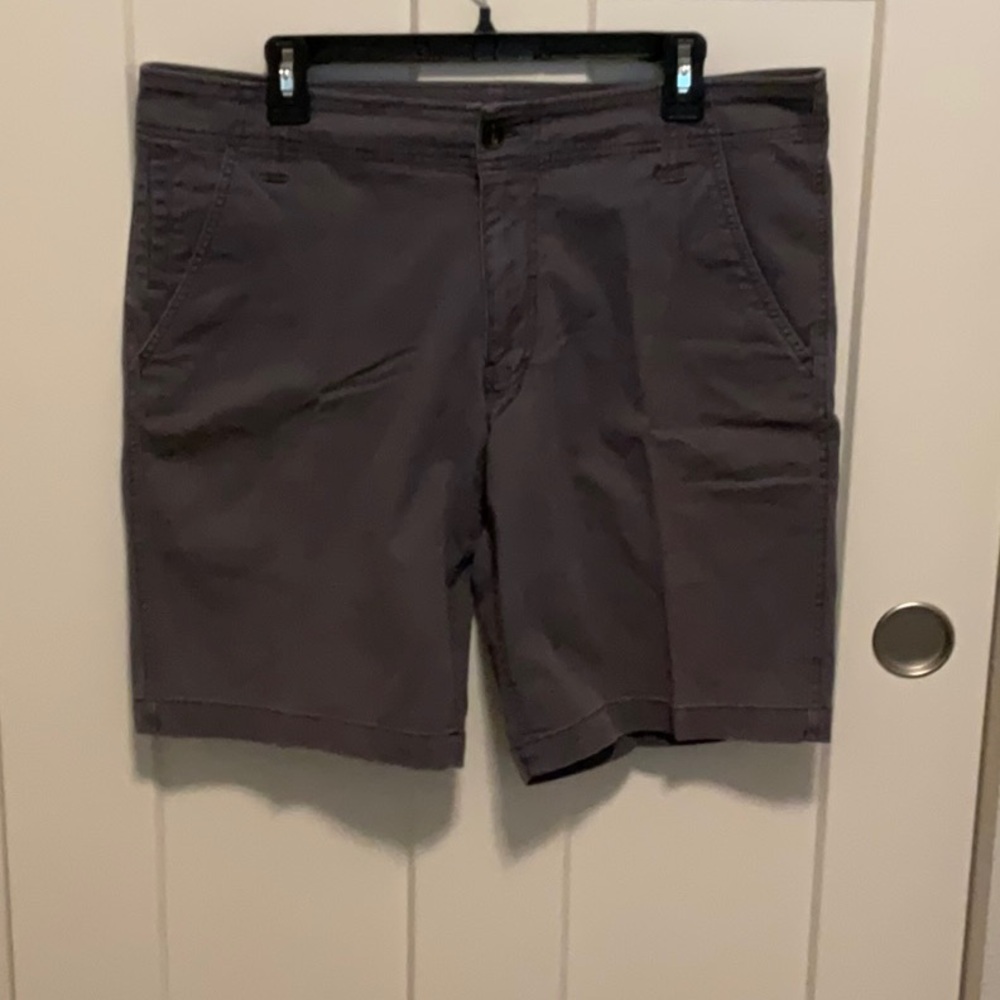 Mossimo Supply Co Gray Flat Front Shorts